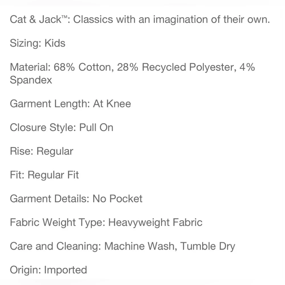 Cat & Jack Navy Blue (Set of 3) Pull On Style Stretch Uniform Skort L(10/12) - Picture 6 of 11